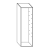 Caisson armoire hauteur 2000 mm blanc - SO FAST CONCEPT